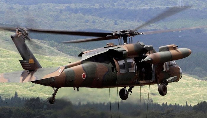 Parts of the missing military helicopter have been found File photo