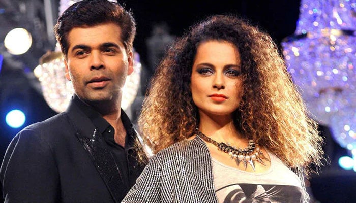 Kangana Ranaut criticizes Karan Johar's new Instagram post File photo