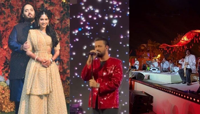 Anant Ambani's birthday concert organized, Pakistani singers stole the show Screen grab