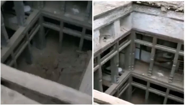 Another 100-year-old house discovered from the rubble of a house in Peshawar Another 100-year-old house discovered from the rubble of a house in Peshawar