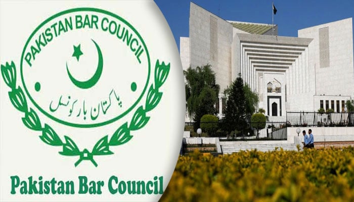 Pakistan Bar Council announced a strike against the decision to form an 8-member bench against the Supreme Court Bill Pakistan Bar Council announced a strike against the decision to form an 8-member bench against the Supreme Court Bill