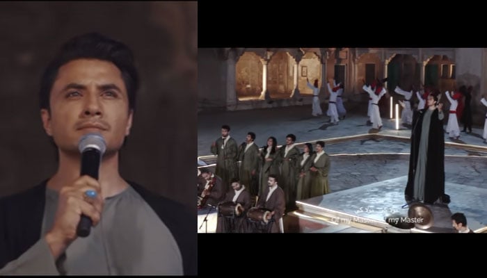 On the Day of Ali, Ali Zafar shared his speech Screen grab