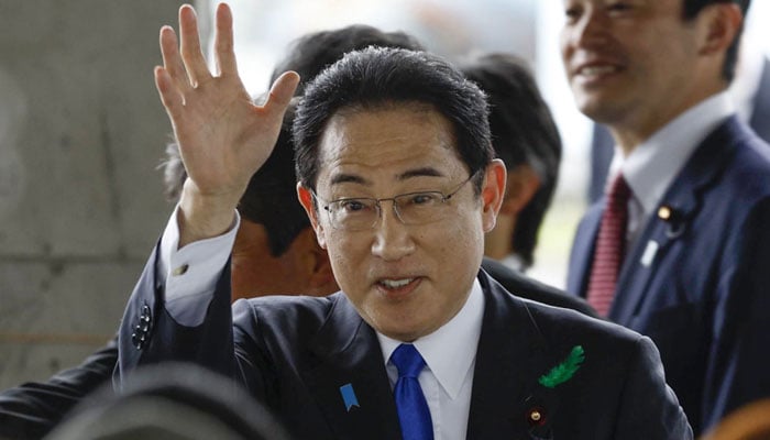 The Japanese Prime Minister resumed his election campaign after the blast File photo