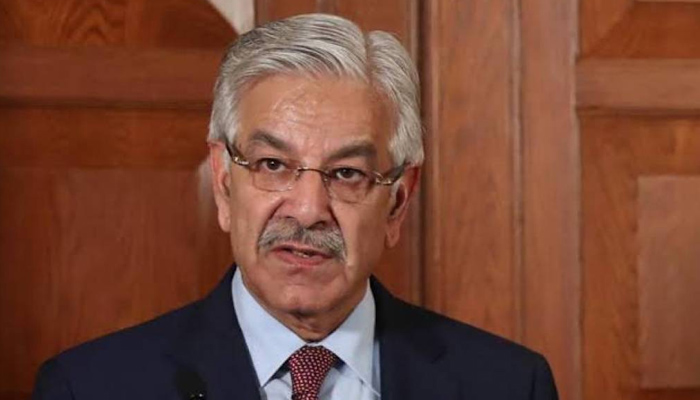Khawaja Asif will raise the Pulwama issue at international forums Defense Minister Khawaja Asif. File photo