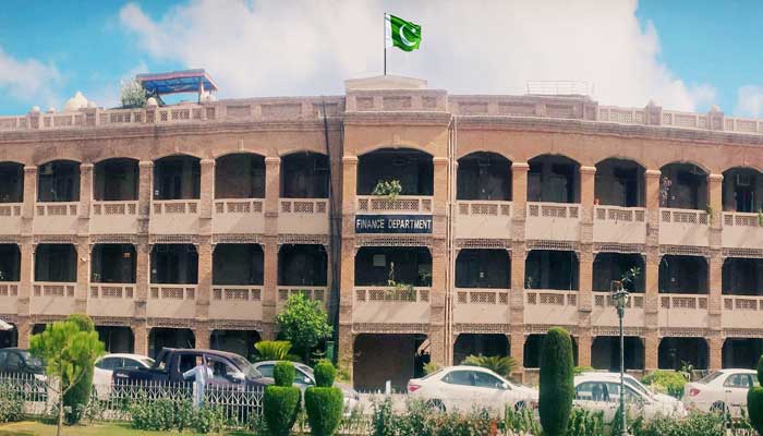 No salary stoppage has been issued by Khyber Pakhtunkhwa Finance Department Khyber Pakhtunkhwa Finance Department building, file photo