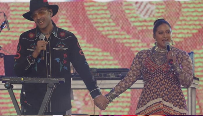 Ali Sethi's debut performance at the music festival Coachella Screen grab