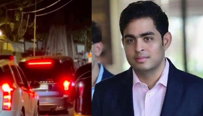 Akash Ambani's car was stopped after a cat crossed the road, discussion continues on social media Kaloj Courtesy of Social Media