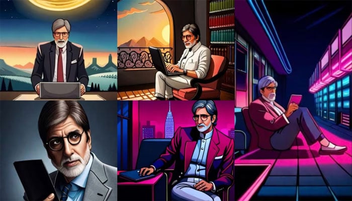 What did Amitabh say about the photos made with the chatgpt app?