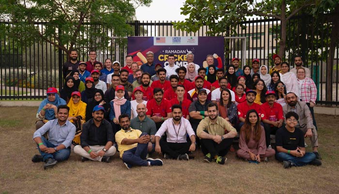 Karachi: Cricket activity at US Consulate