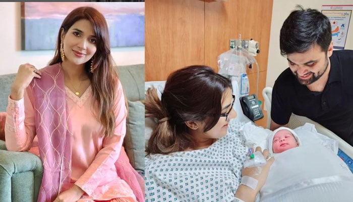 Actress Rabab Hashim's house arrival of little fairy Thanks to Instagram