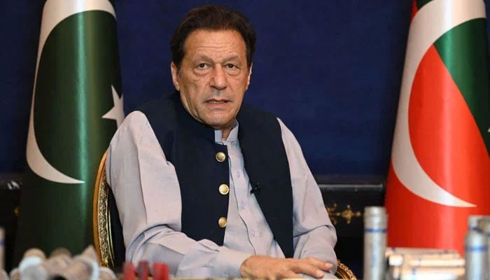 Imran Khan's arrest warrant received in Zaman Park File photo