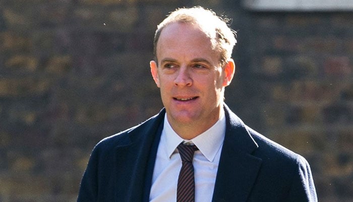 British Deputy Prime Minister Dominic Raab has resigned File photo