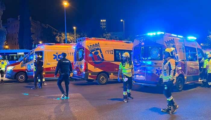 2 people killed, 10 injured due to fire in restaurant Rescue personnel are at the scene after the fire.