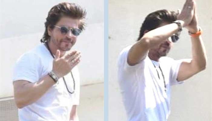 Shah Rukh Khan's unique style of Eid greetings remains intact Shah Rukh Khan's unique style of Eid greetings remains intact