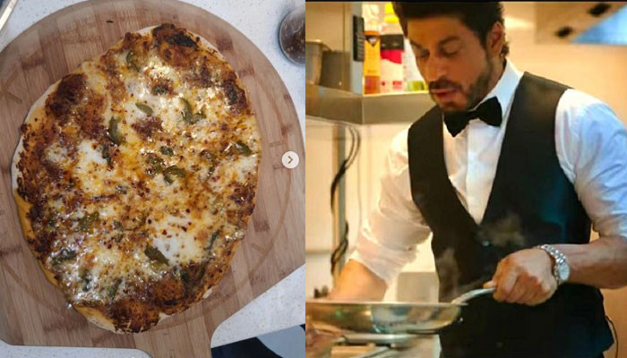 Who did Shah Rukh Khan make pizza for?