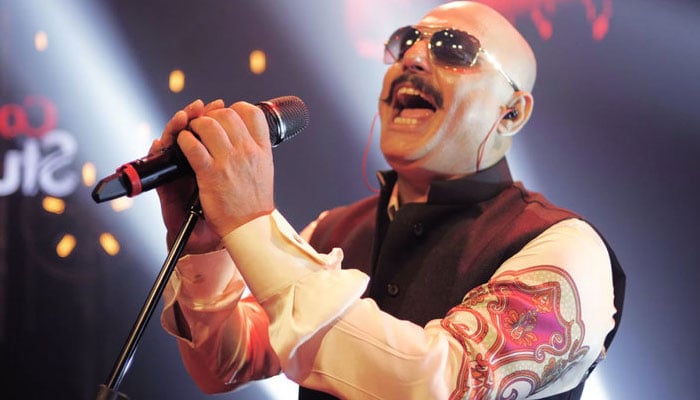 Video, Ali Azmat gets expensive for shoving a birthday cake in a friend's mouth File photo