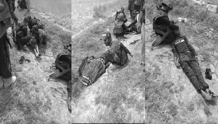 Police encounter to recover the hostage, 6 officials including an inspector were martyred Photos courtesy of Facebook