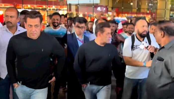 Salman Khan got angry at the fan's attempt to shake his hand