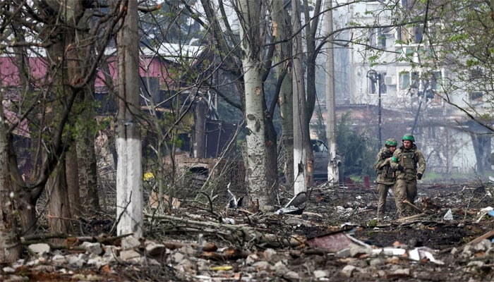 Russia's claim of occupying four areas of the Ukrainian city of Bakhmut Russia's claim of occupying four areas of the Ukrainian city of Bakhmut