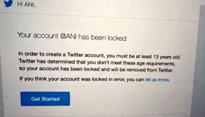 Twitter has locked the account of Indian news agency and channel