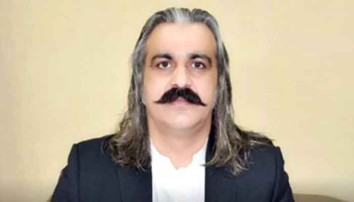 Letter to the Chief Justice for the release of Ali Amin Gandapur File photo