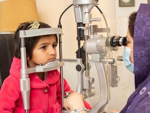 Cataract disease has become an epidemic in children Black cataract disease is spreading rapidly among Pakistani children, in which Al Shafa Eye Hospital is playing a very important role. Photo: File