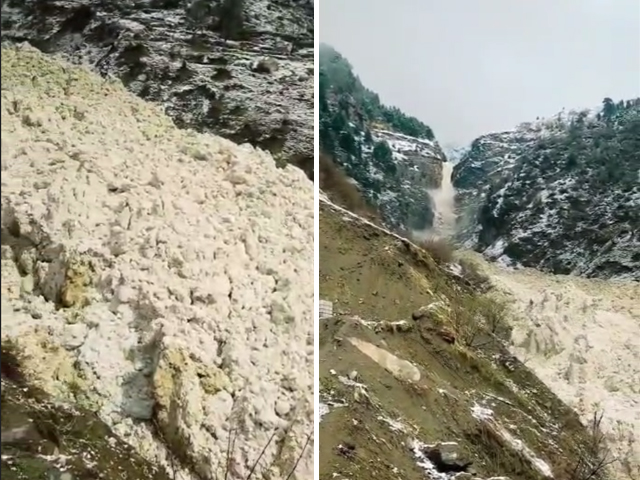 Video of glacier collapse in Kaghan valley goes viral