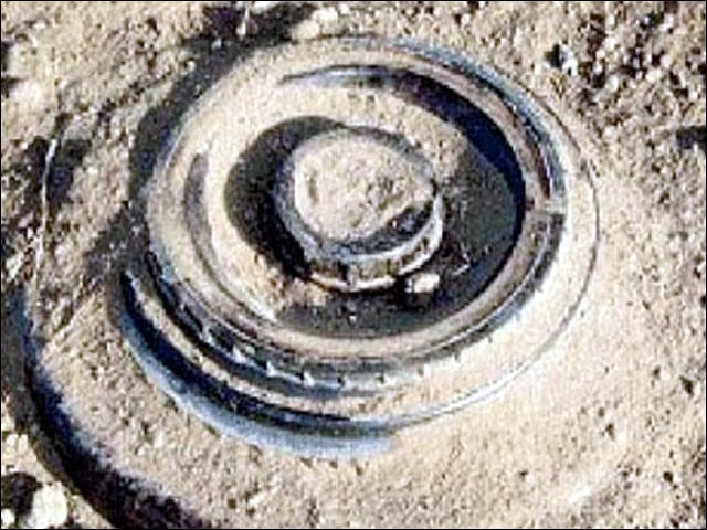 A landmine exploded on a Frontier Corps vehicle in Khyber, killing one officer and injuring three others