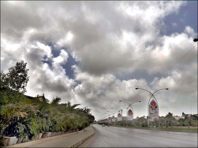 The weather in Karachi is likely to remain partly cloudy for the next 3 days