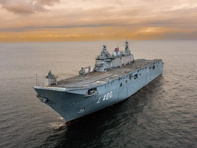 Turkey launched its first aircraft carrier Turkey launched its first aircraft carrier