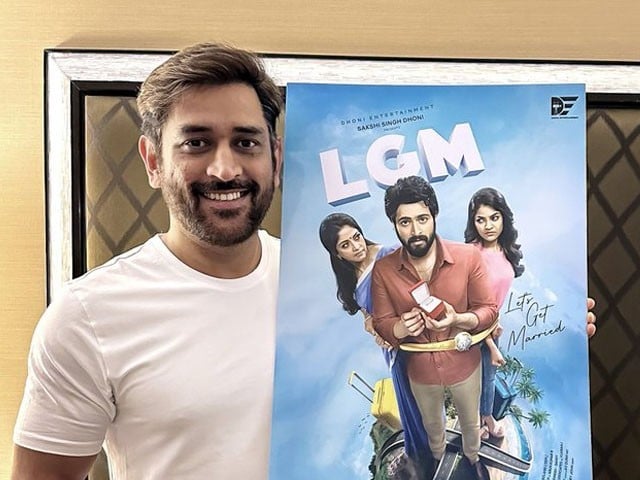 The poster of Mahendra Singh Dhoni's first film is out Mahendra Dhoni had announced to make a film under his production house this year: Photo: Social Media