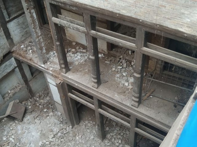 During the construction of a house in Peshawar, an ancient underground house was discovered Photo Express