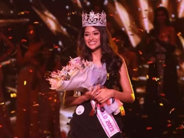 19-year-old Nandini Gupta from Rajasthan won the title of Miss India