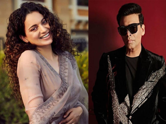 Kangana Ranaut took Karan Johar with open arms