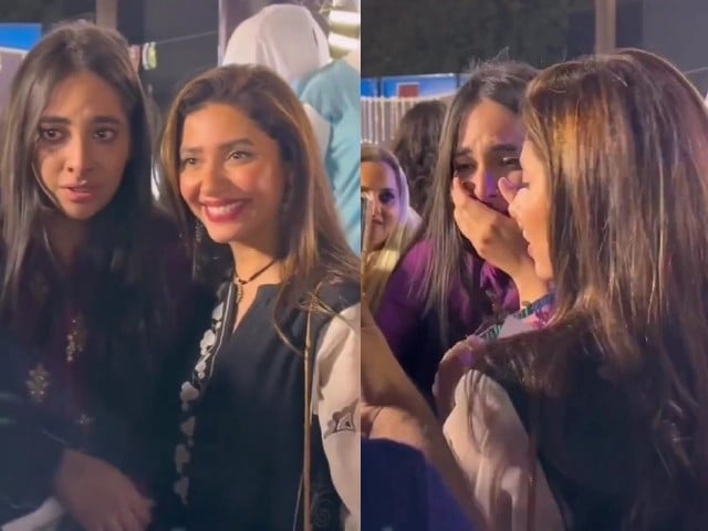 Mahira Khan's devout fan hugged and cried on meeting the actress (Photo Instagram)