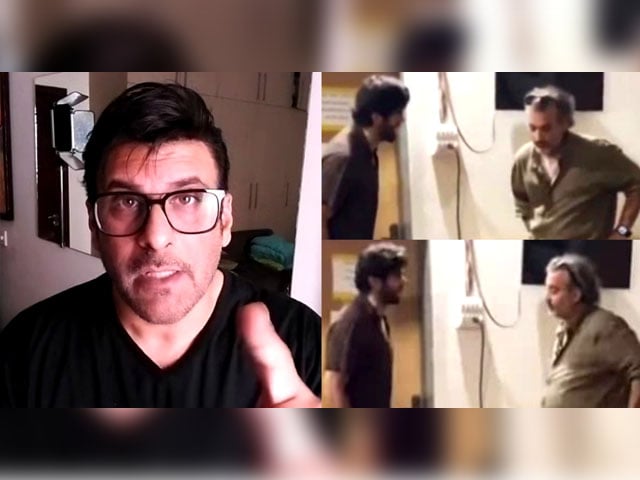 Shamoon Abbasi rained down on Shehryar Manwar for throwing the script on the ground