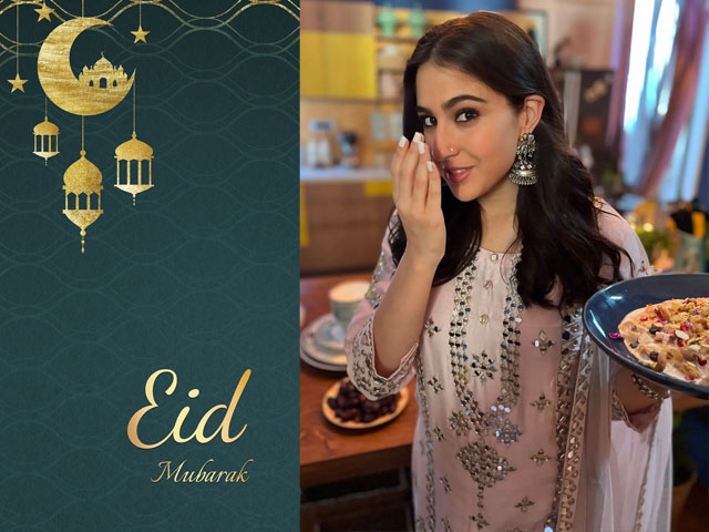 Sara's etiquette on Eid-ul-Fitr, Salman's video message and Shah Rukh's unique style