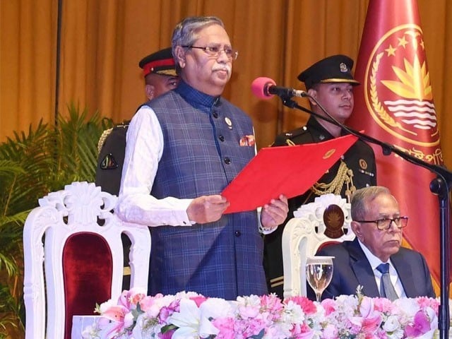 Mohammad Shahabuddin was sworn in as the new president of Bangladesh 73-year-old Shahabuddin was elected president unopposed in February, Photo: Twitter
