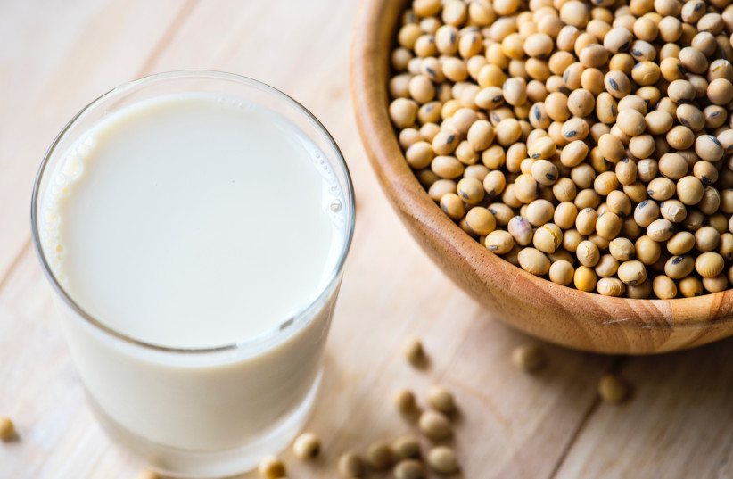   Soy milk, the healthiest and most nutritious plant-based milk alternative (Illustrative).  (photo credit: PXHERE)