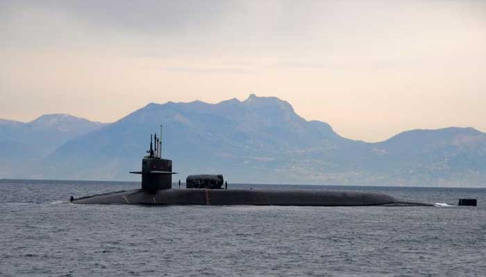 A US submarine armed with nuclear missiles reached the waters of the Middle East