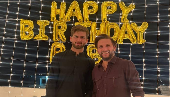 A special message from father-in-law Shahid Afridi on Shaheen Afridi's birthday