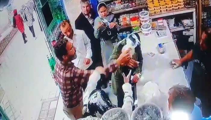 An arrest warrant has been issued for the accused who threw curd on women shopping without hijab