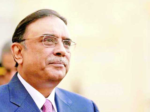 Asif Zardari returned home from Dubai