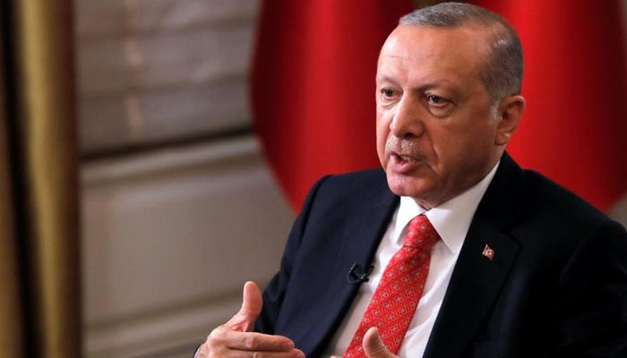 During the interview, the Turkish President became unwell