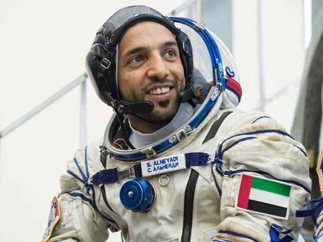 Historic spacewalk of the first Arab astronaut