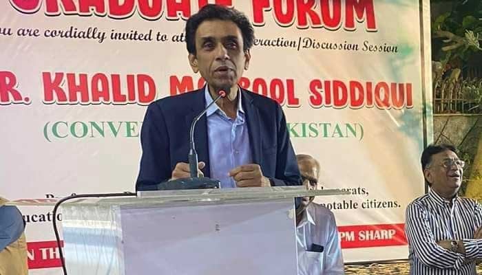 If an attempt is made to run Karachi without MQM, it will be a failure, Khalid Maqbool Siddiqui