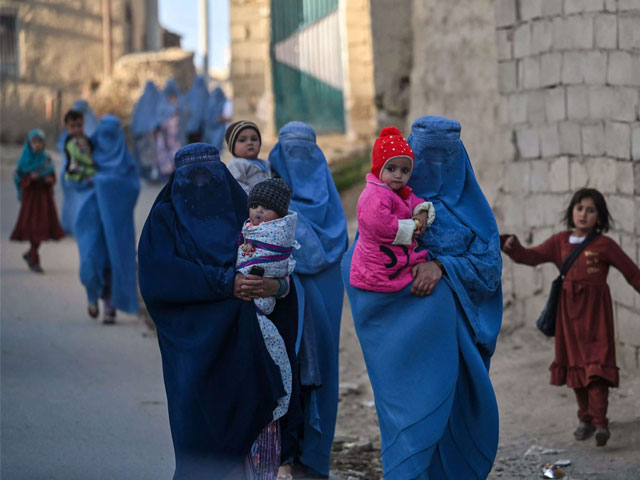 In Afghanistan, women are banned from participating in Eid celebrations