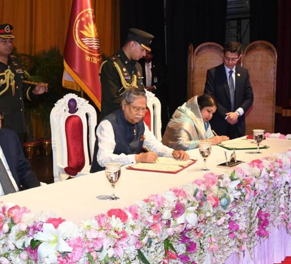 Mohammad Shahabuddin was sworn in as the new president of Bangladesh