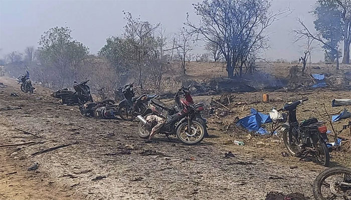 Myanmar army airstrike, death toll rises to 130