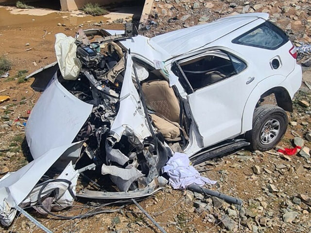 Pakistani Umrah pilgrims car accident in Saudi Arabia, 9 killed